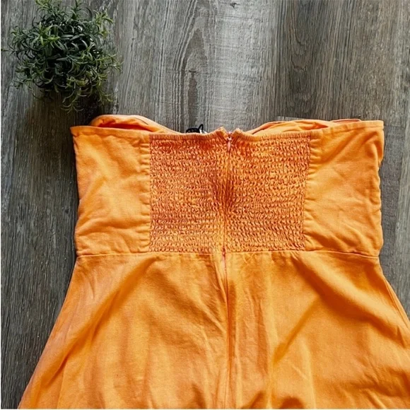 Princess Polly Falling For You Mini Dress Orange - Picture 9 of 9